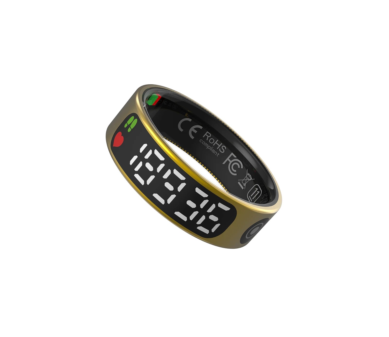 TK9 Smart Ring 3.4g 5ATM Waterproof Heart Rate Blood Oxygen Sleep Health Monitor Calorie Step Sport Fitness Tracker