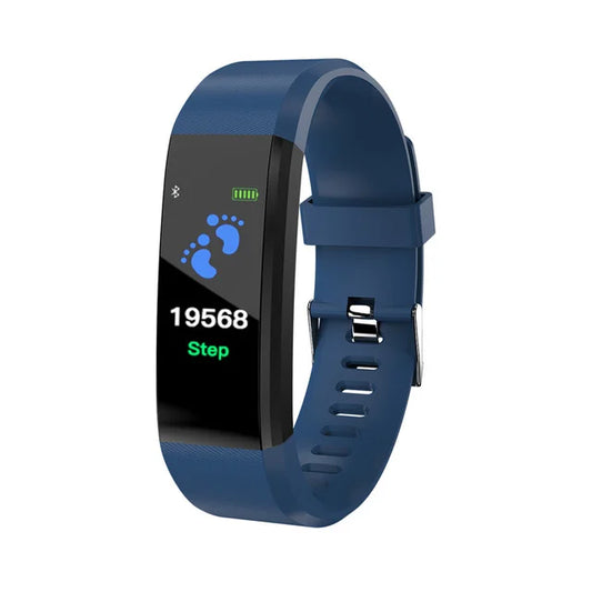 2022 Fashion 115 Plus Heart Rate Monitor Smart Wristband Bracelet Sport Fitness Tracker Blood Pressure Monitor Smart Watch