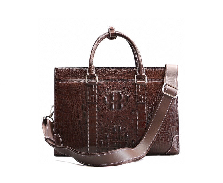 Genuine Crocodile Leather  Briefcase