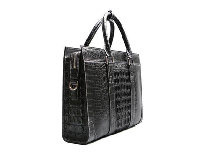 Genuine Crocodile Leather  Briefcase