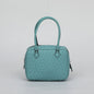 Womens Genuine Ostrich Skin Leathe Top Handle Bag