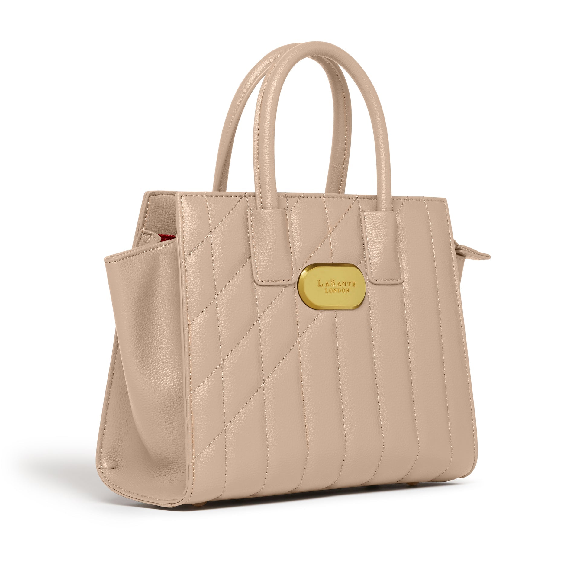 Mini bolso de mano Demi en beige
