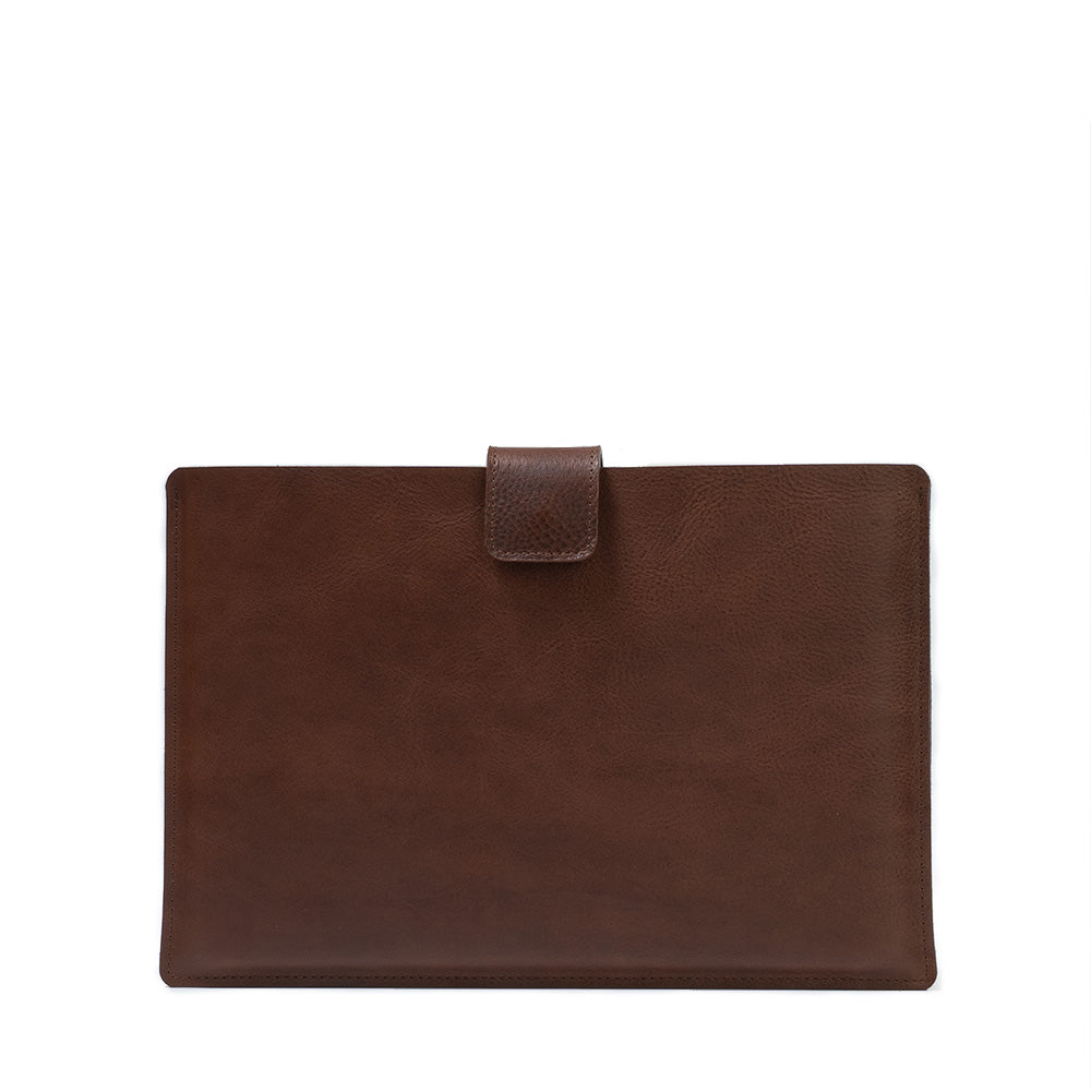 Leather Sleeve for iPad with Magnetic Strap