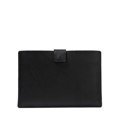 Leather Sleeve for iPad with Magnetic Strap