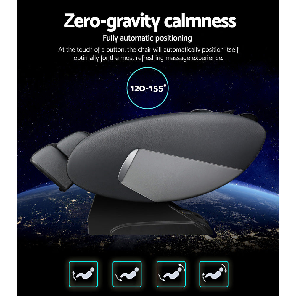 Sillón de masaje eléctrico reclinable NNEDSZ Livemor, color negro Ellmue