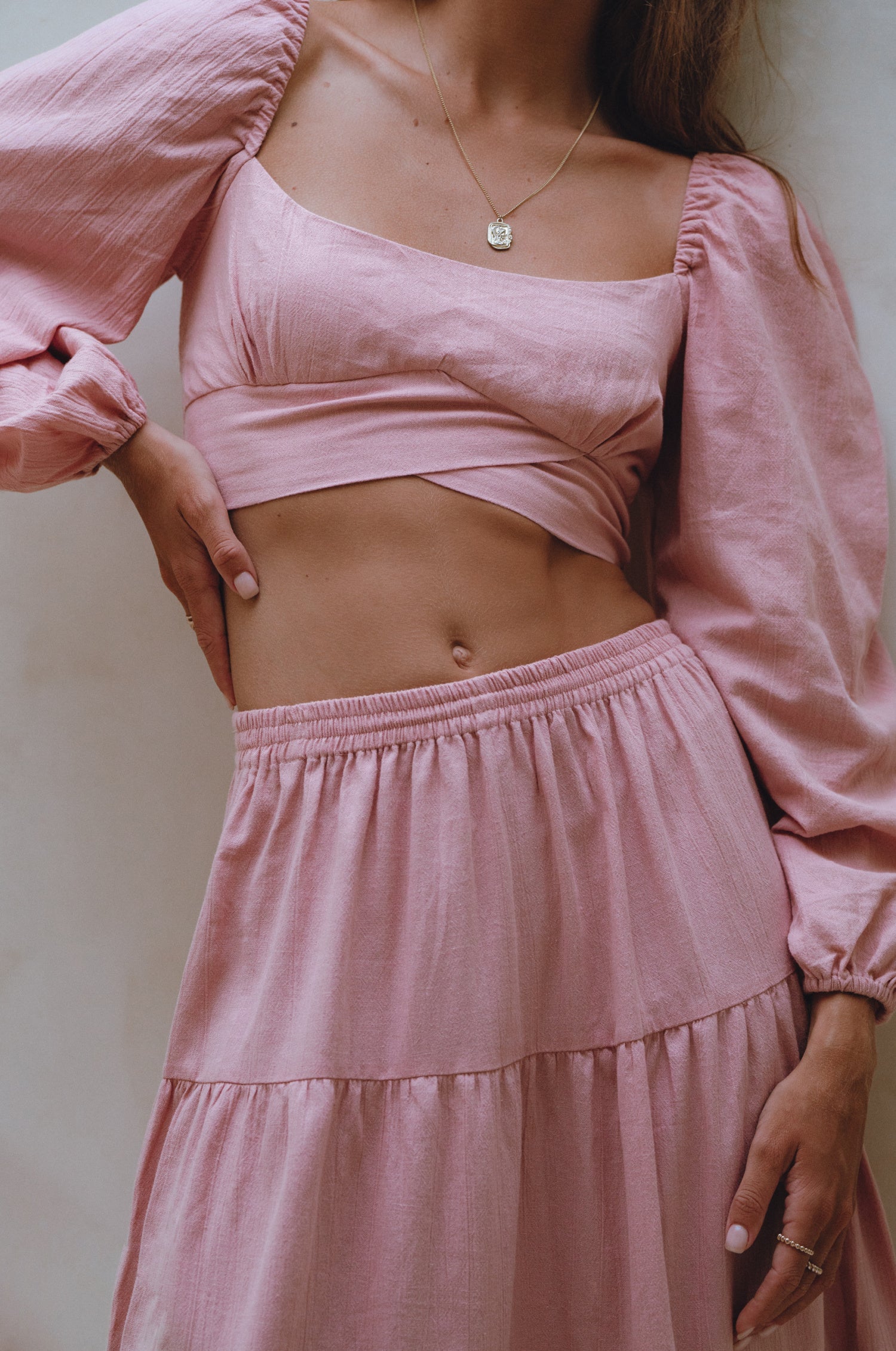 Falda larga de lino Mumbai