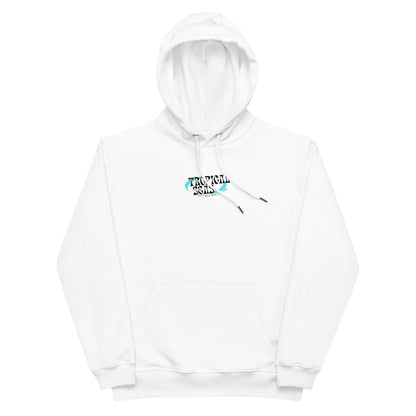 Sudadera con capucha "No te metas con la marea" para hombre: Wild Tides: Sudadera Eco-Adventure