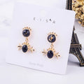 Women's Korean-Style Gem Niche Earrings