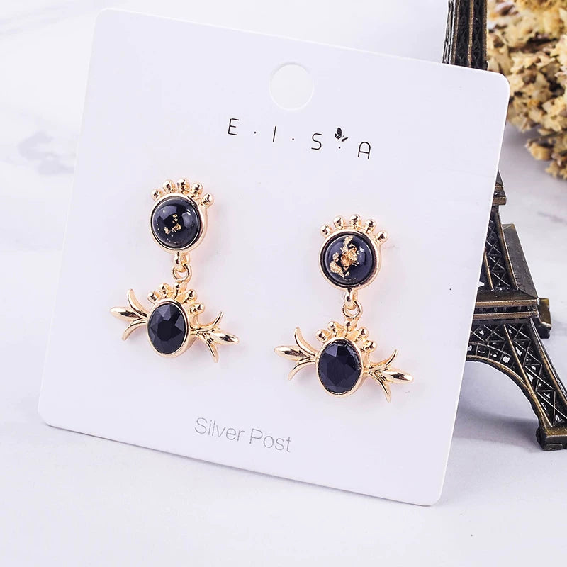 Women's Korean-Style Gem Niche Earrings