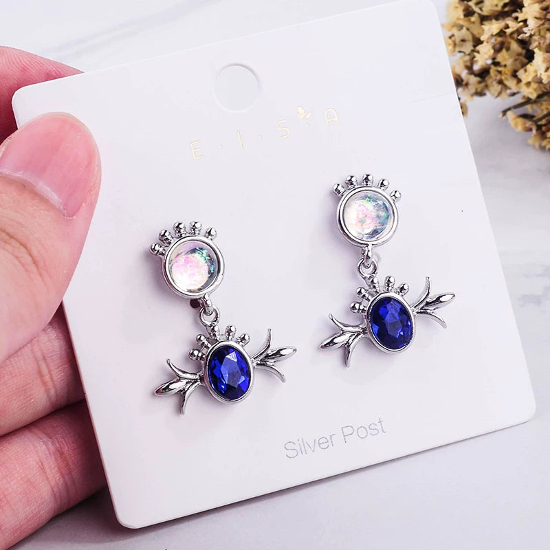 Women's Korean-Style Gem Niche Earrings