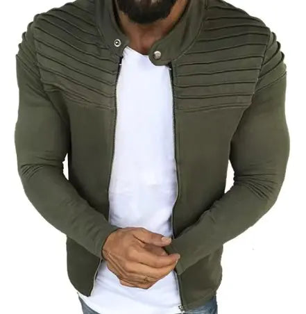 Chaqueta de cuello para hombre