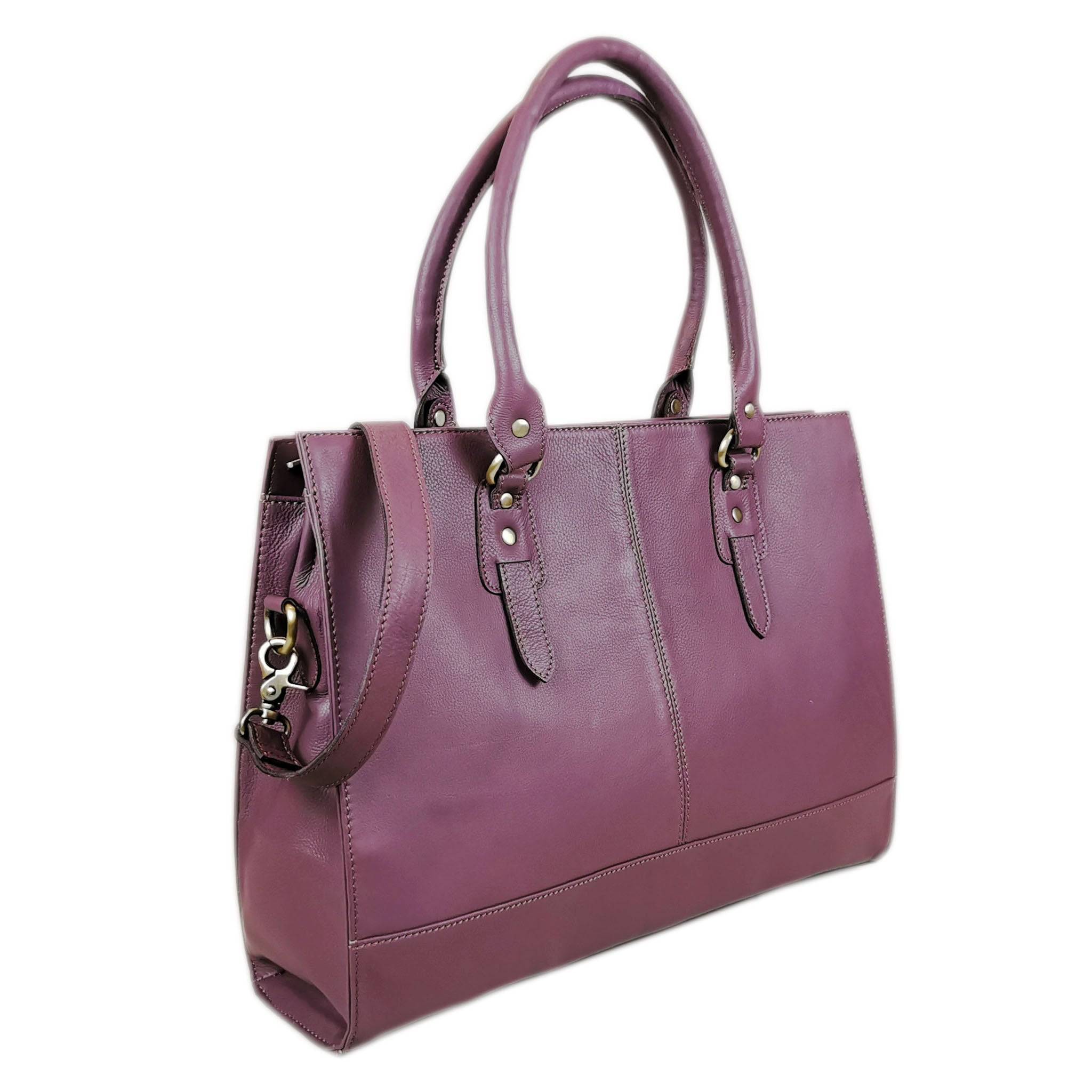 Bolso Signature de 17", morado
