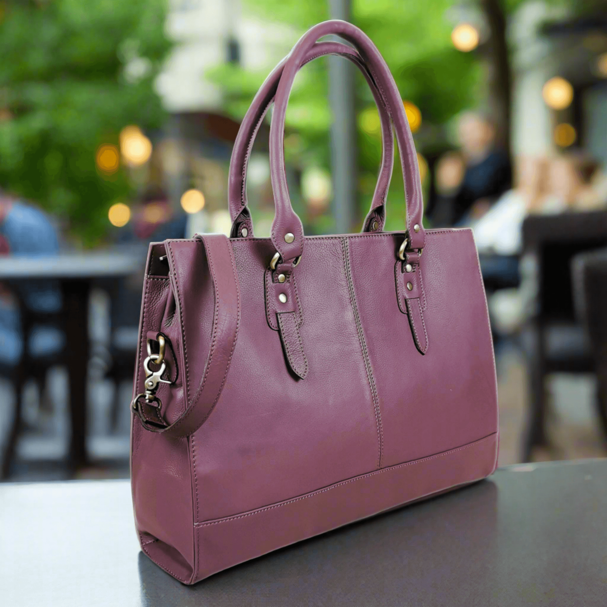 Bolso Signature de 17", morado