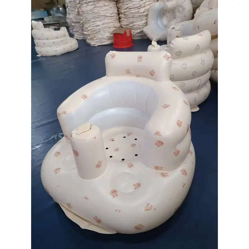 Silla inflable para bebé para comer y bañarse