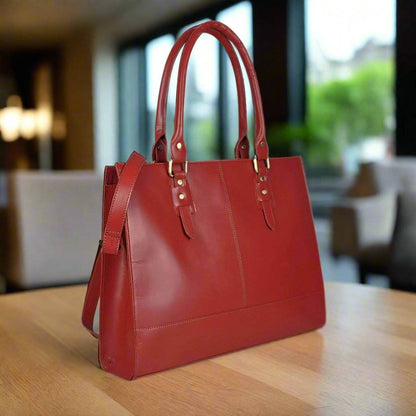 The Signature 17" Bag, Red