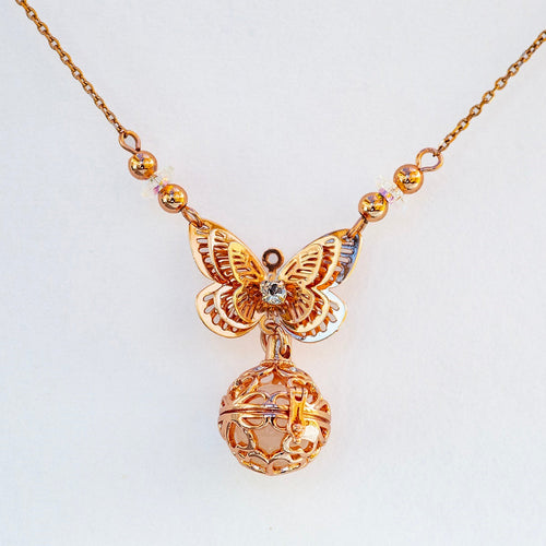 Collar aromático de mariposa | Energía y sanación | Difundir en cualquier lugar | Regalo de cumpleaños