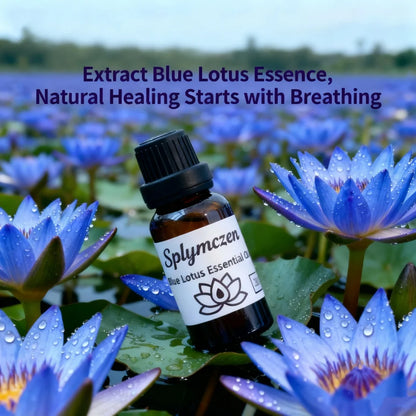100% Pure & Undiluted Natural Blue Lotus Oil, 20ml/100ml, for Diffuser, Aromatherapy, Skin & Candle Making Household Fragrance