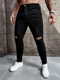 Men's skinny ripped jeans