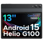 【Brand+】Doogee Tab E3 Pro 2 in 1 Tablet Pc 13" Android 15 Gemini Ai 32Gb Ram(8+24) 256Gb 11000Mah Battery Helio G100 Octa