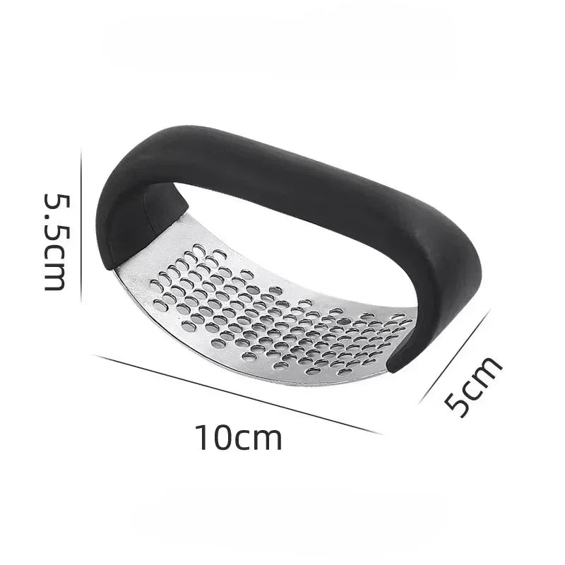 Upgraded Stainless Steel Garlic Press Squeezer Manual Garlic Ginger Rocker Crusher Garlic Cutting Mince Tools Kitchen Gadgets