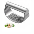 Upgraded Stainless Steel Garlic Press Squeezer Manual Garlic Ginger Rocker Crusher Garlic Cutting Mince Tools Kitchen Gadgets