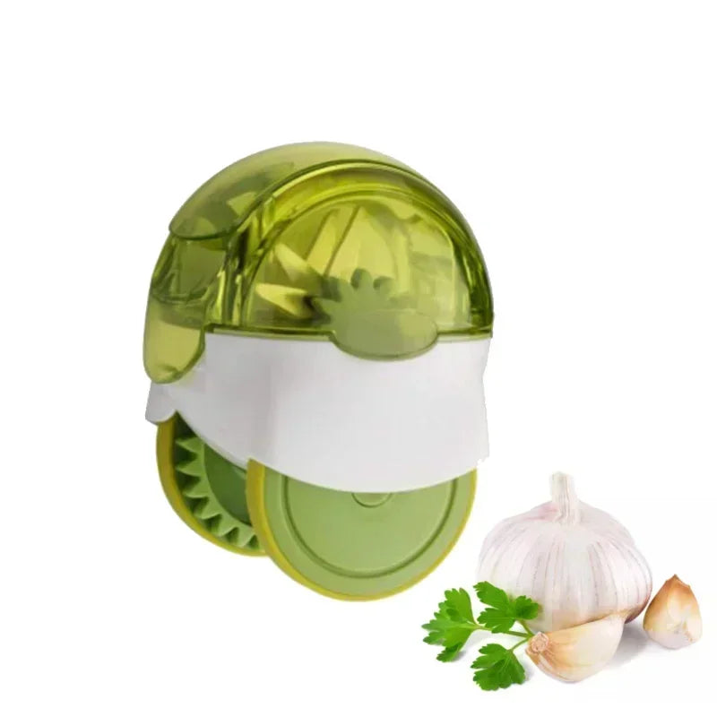 1PC Manual Roller Garlic Chopper  Grinder Crusher Garlic Press Kitchen Gadget Shredder Grinder Chopper Garlic Cutter
