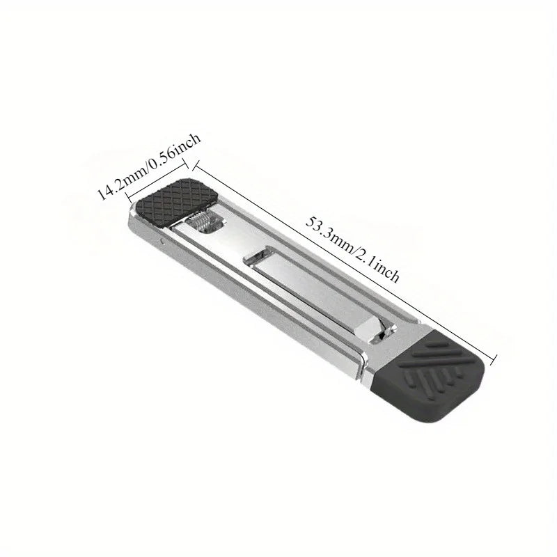 Zinc Alloy Laptop Holder for Macbook Air Pro Pad 2Pcs Riser Feet Nonslip Desktop Kickstand Foldable Notebook Keyboard Stand