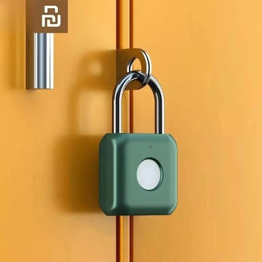 Youpin Smart Touch Fingerprint Door Lock Anti Theft Padlock USB Electronic Safety Locks Keyless Travel Case Drawer Household Use