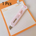 Cute Cat Paw Utility Knife Portable Paper Cutter Letter Envelope Opener Express Box Knife Box Cutter Knife Unbox Office Supplie