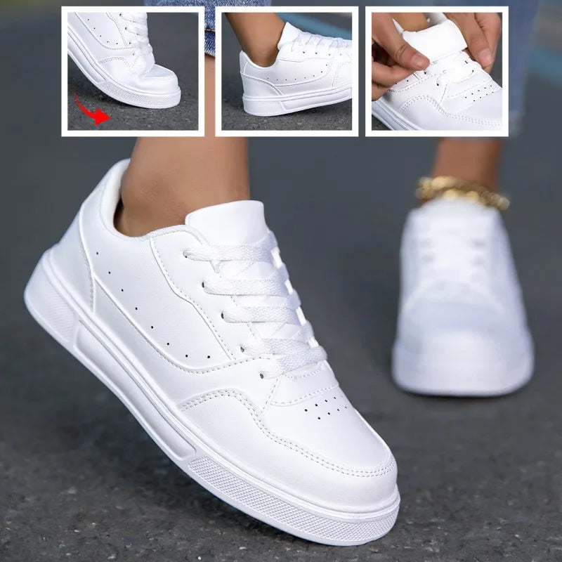 YRZL Woman Shoes Casual Sneakers for Woman Comfortable White Sneakers Light Walking Women Vulcanized Shoes Men Women's Sneaker