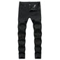 Jeans For Men Fashion Ripped Biker Skinny Jeans Men's clothing Denim Trousers High Street Slim Jogging jean Pants homme
