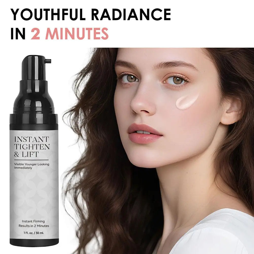 2 Minutes Instant Tighten & Lift Facial Cream Moisturizing Hydrating Smoothing Face Serum for All Skin Types Eye Skin Care