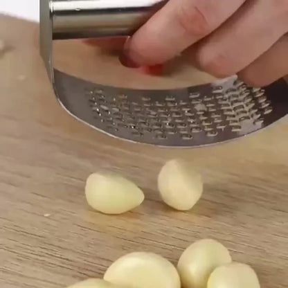 1 Piece Upgrade Stainless Steel Garlic Press, Manual Garlic Ginger Rocker Arm Crusher, Garlic Chopping Tool, Kitchen Small Tool