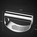 Upgraded Stainless Steel Garlic Press Squeezer Manual Garlic Ginger Rocker Crusher Garlic Cutting Mince Tools Kitchen Gadgets