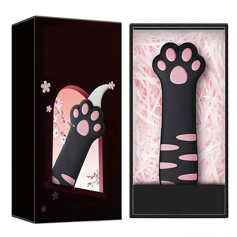 Creative Cat Paw Box Cutter Retractable Cat Claw Knife Cute Cat Box Paper Cutter for Easy Paper and Box Cutting Gift Open Paper