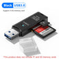 2 In 1 Multi Functional Card Reader USB 3.0 Micro TF SD Memory Card Reader High Speed Adapter Flash Drive For Laptop Accessories
