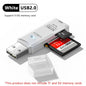 2 In 1 Multi Functional Card Reader USB 3.0 Micro TF SD Memory Card Reader High Speed Adapter Flash Drive For Laptop Accessories