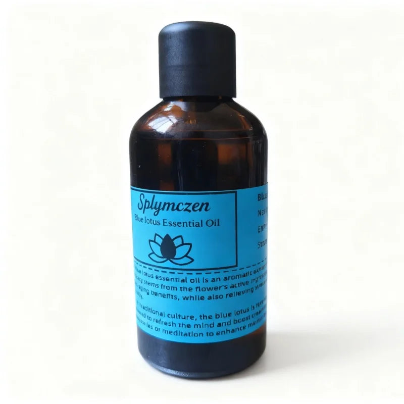100% Pure & Undiluted Natural Blue Lotus Oil, 20ml/100ml, for Diffuser, Aromatherapy, Skin & Candle Making Household Fragrance
