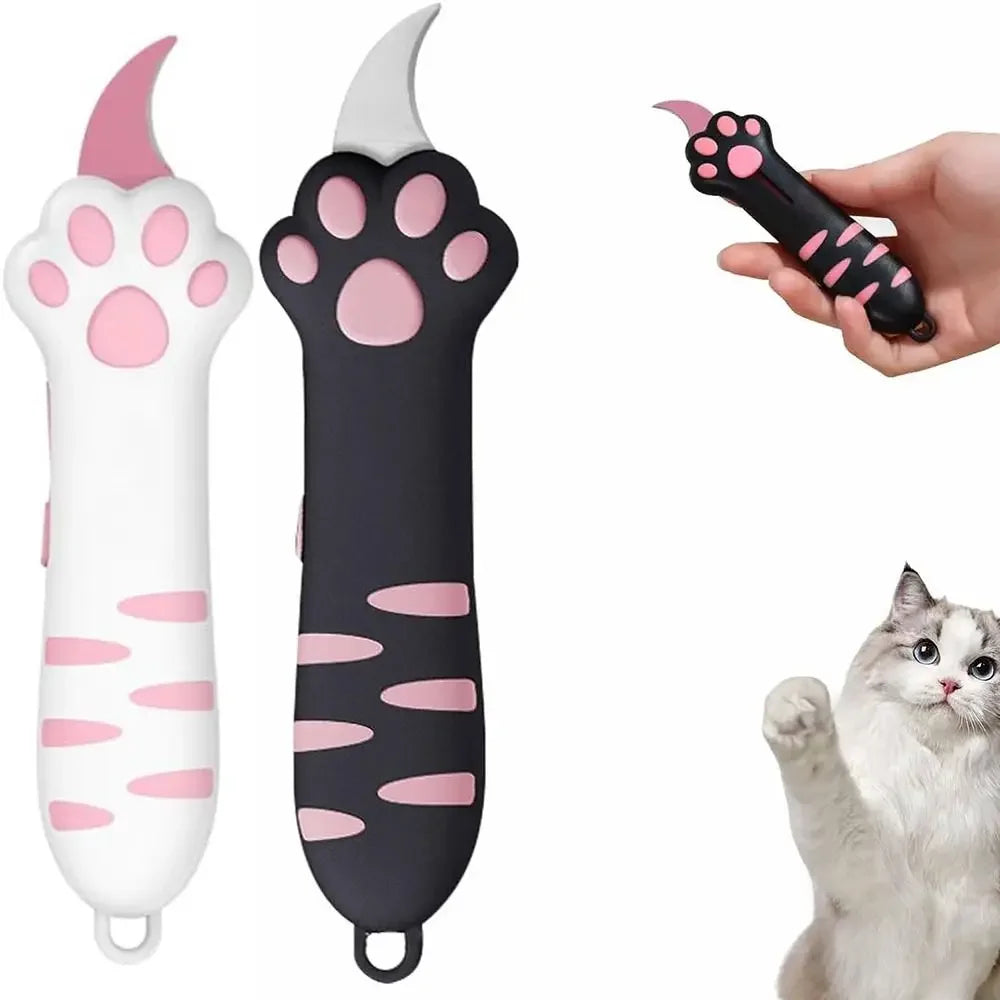 Cute Cat Paw Sharp Box Cutters Mini Portable Cat Claw Utility Knife Creative Hand Account Decor Paper Cutting Tools Art Supplies