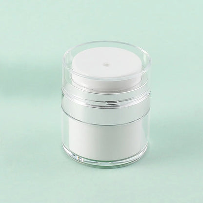 15/30/50ml Air Pump Moisturizer Jar Container Empty Cream Subpackage Vacuum Bottle for Skincare Face Makeup Lotion Creams