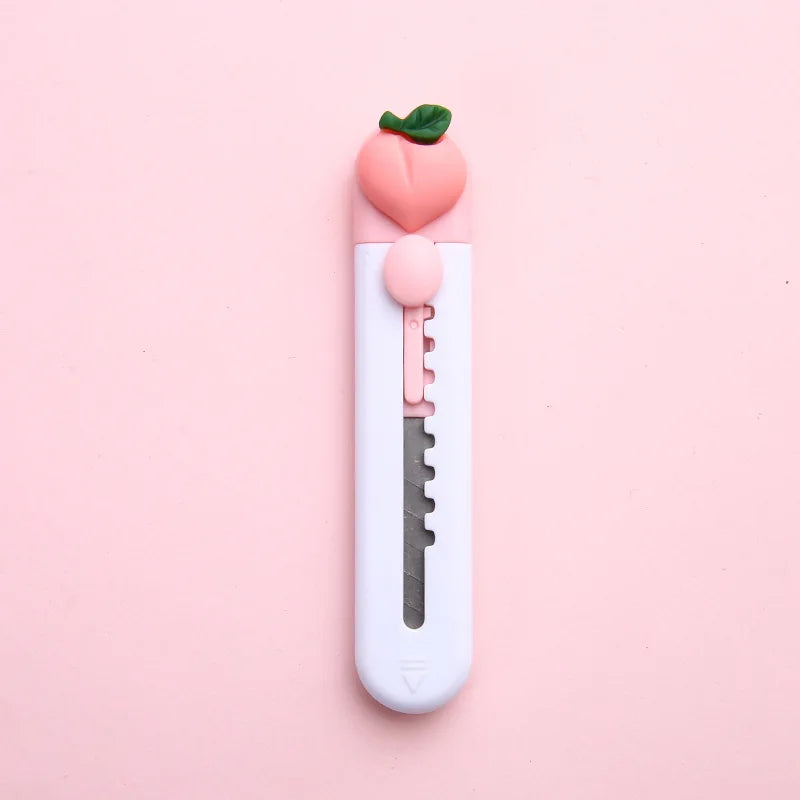 Utility Knife Box Cutter Mini Cute Knife Portable Express Package Removal Knife Student Office Paper Cutting Paper Cutter