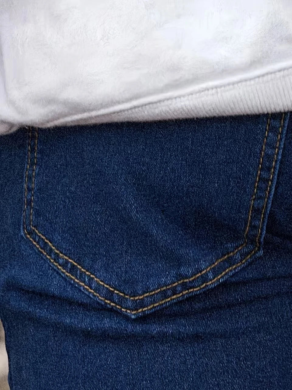 Jeans Men's Four Seasons Straight Pants Men's New Style Slim-Fitting Loose Business Denim Casual Pants Bullet-Light Style Work S