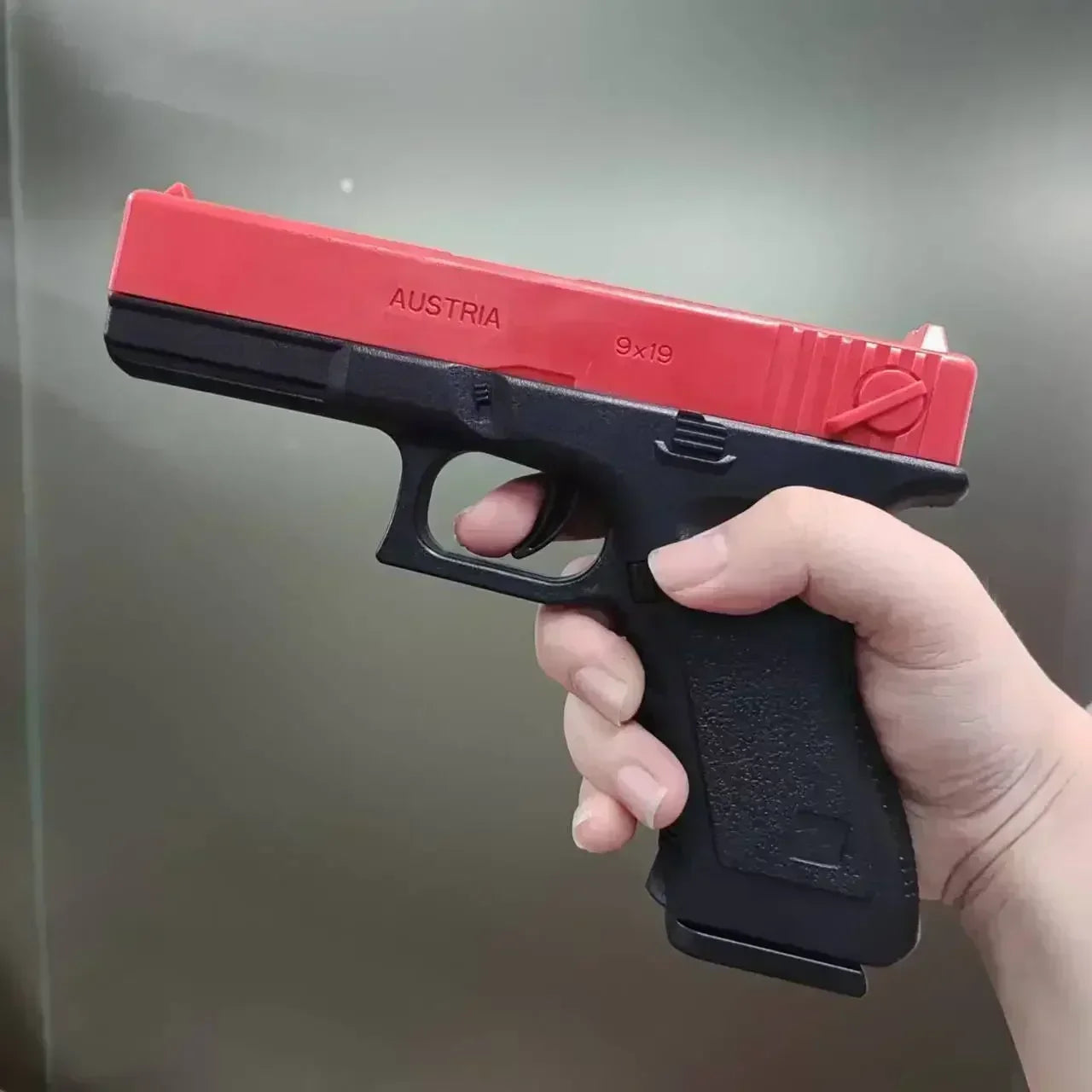 SOTLower Magazine G17 Manual Pistol Foam Soft Ball Bullet Toy Gun Airsoft Launcher CS Shooting Games Weapons For Kids Boys Gift