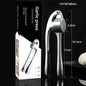 1pcs Garlic Press Easy to Squeeze and Clean with Soft Easy Squeeze Ergonomic Handle  Zinc Alloy Garlic Mincer & Crusher