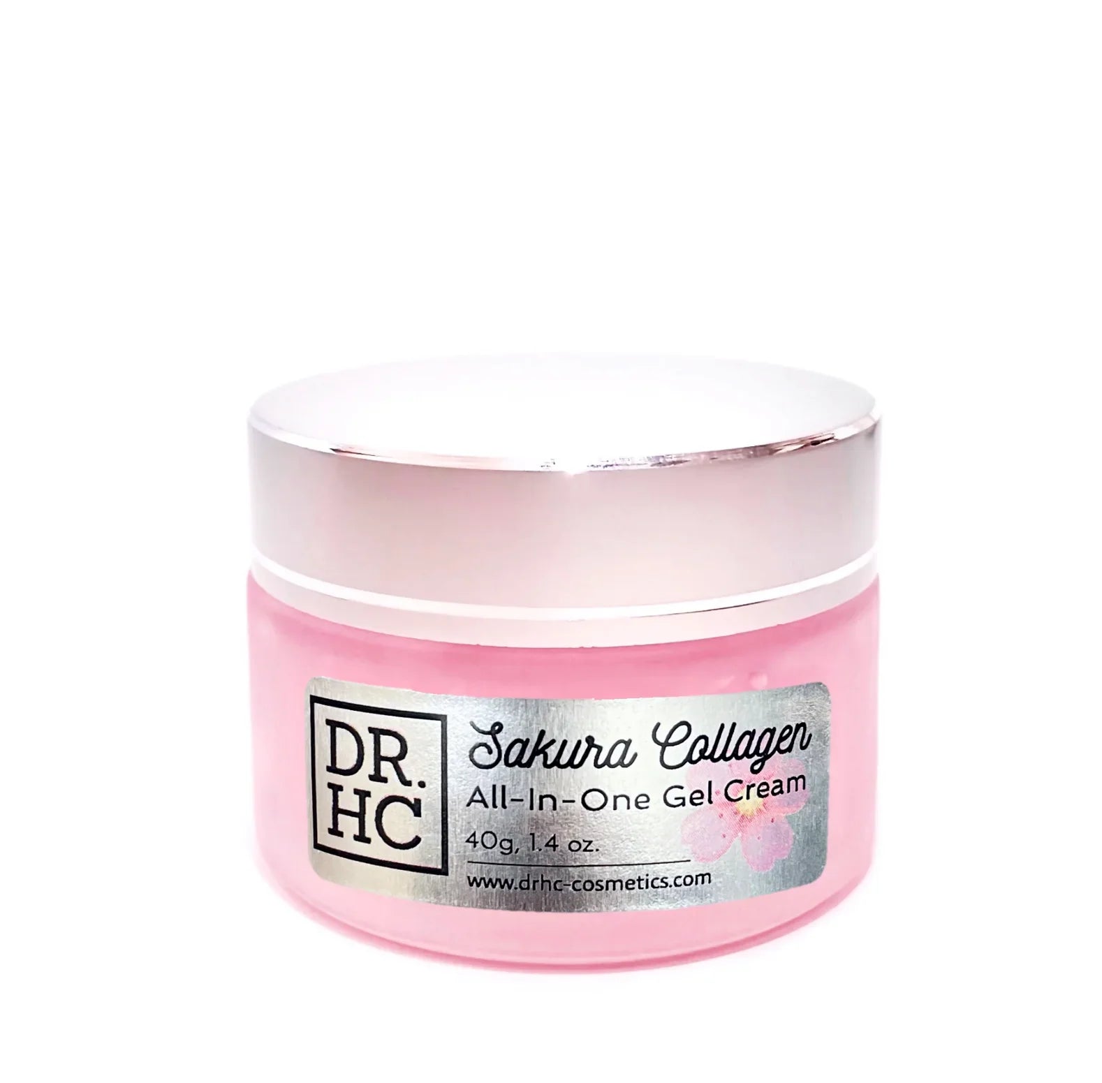 Crema en gel todo en uno con colágeno DR.HC Sakura (25~40 g, 0,9~1,4 oz) (Apoyo del colágeno, reafirmante de la piel, iluminador, anticicatrices...)
