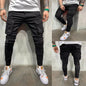 2025 New Ripped Jeans Men Slim-fit Denim Pants Cotton Korean Style Fashion Elasticity Versatile Blue Black Men's Clothing S-XXXL
