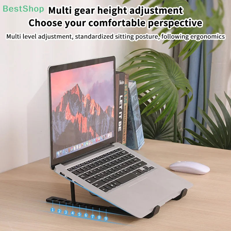〔Rebecca〕Portable Notebook Radiator Bracket Heighten Rack With 1 Cooling Fans