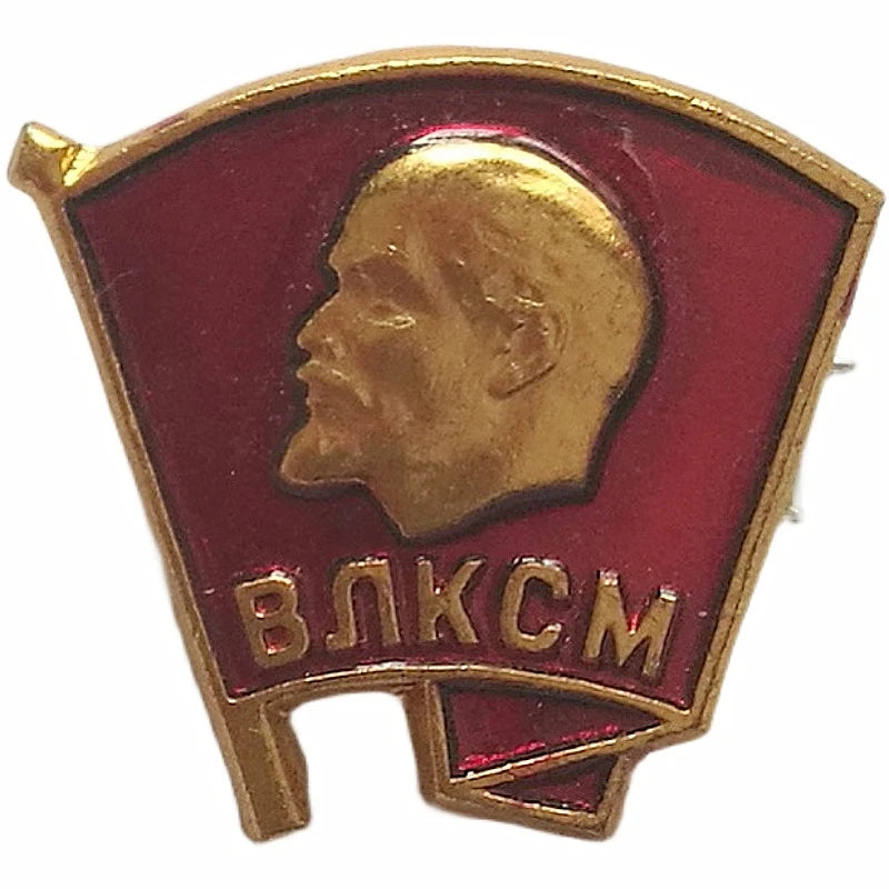 USSR Russia Mini Lenin Communist Youth League Member Emblem Honor Metal Badges Soviet Union CCCP Medal Brooch Pin