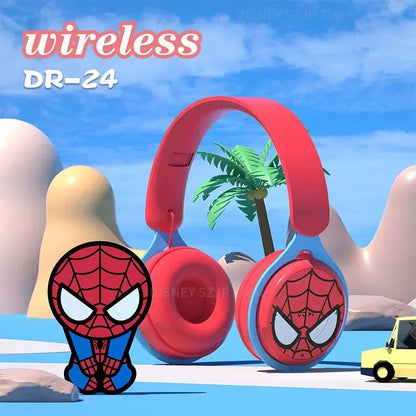 NNEOBA Kids Bluetooth Headphones Spider-Man HiFi Wireless