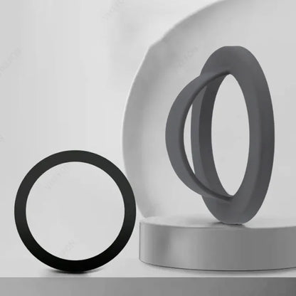 1PCS Phone Ring Holder Silicone Magnetic Phone Back Mount for Magsafe iPhone 16 15 14 13 12 Pro Max Smart Magnet Phone Cases